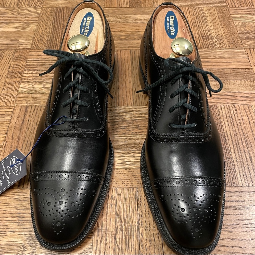 Church’s NIB Men’s Black Leather Oxford’s Brogues